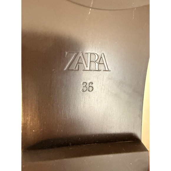 Zara Shoes Womens Size 5.5 Brown Suede Loafers Slip On Cushioned Flats - Picture 10 of 16